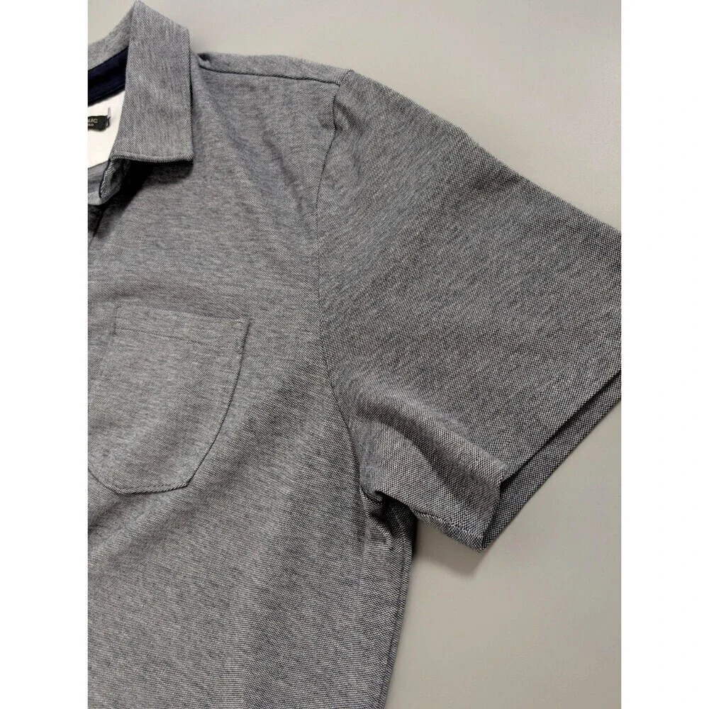 Banana Republic Polo Shirt Mens XXL Gray‎ Performance Pique Golf Outdoor Travel